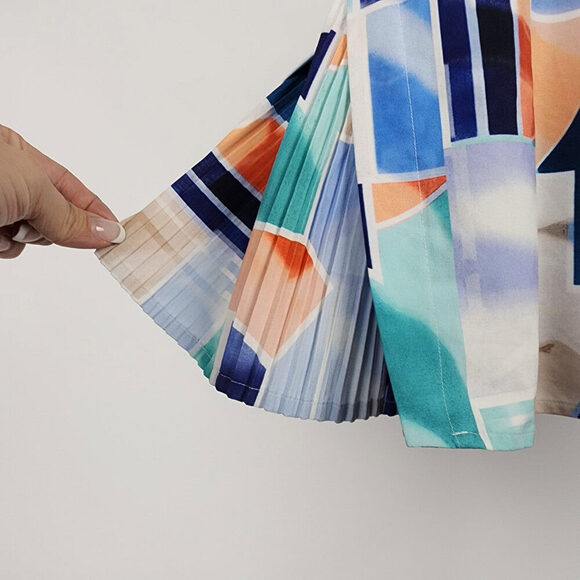 Lululemon Peek Pleat High-Rise Blue Tennis Skirt Size 14 - Picture 3 of 10